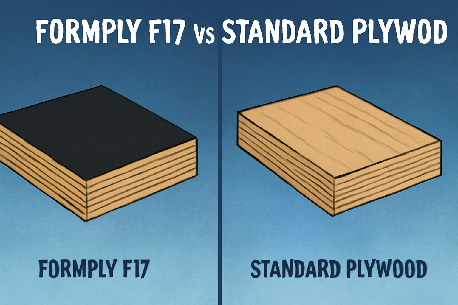 Formply F17 vs Standard Plywood